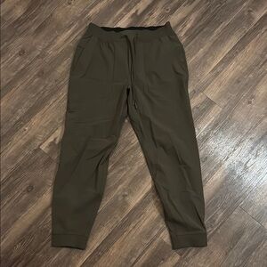 Olive Green Men's Lululemon ABC Jogger Pants L